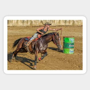 Barrel racer Sticker